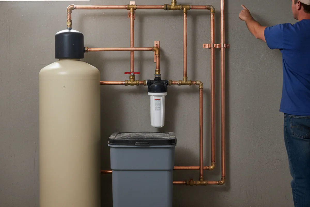 Whole-house water treatment system installed in Piney Woods